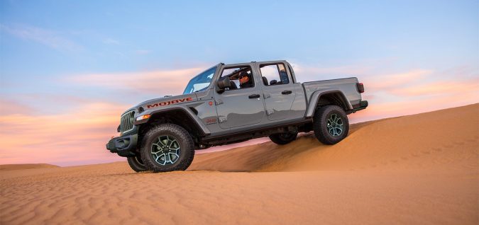 La Jeep Gladiator ofrece grandes capacidades todoterreno.