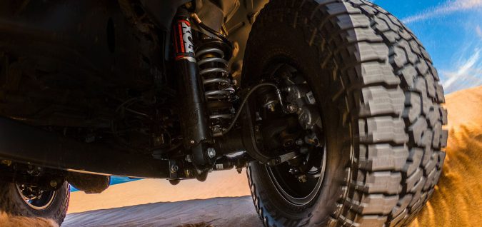 La Jeep Gladiator está diseñada con el mejor sistema de suspensión todoterreno.