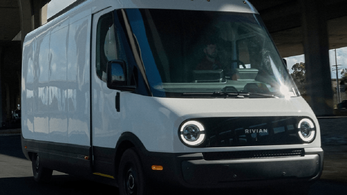 Rivian tuvo como su primer vehículo la furgoneta EDV.