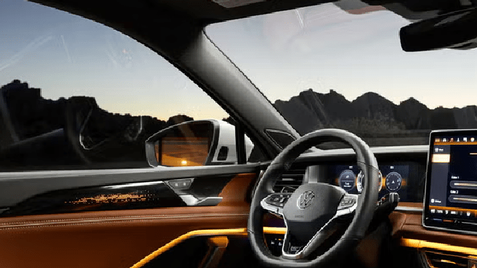 El interior del Volkswagen Tiguan 2025 fue renovado.