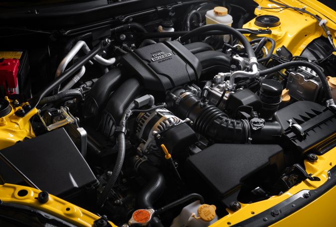 Motor del Toyota GR86 Yuzu 2026.