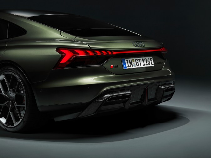 Todo el diseño del Audi RS e-tron GT Performance está pensado en el rendimiento.