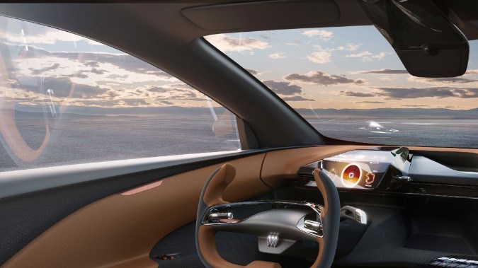 Buick Electra GS presenta un interior amplio y tecnológico.