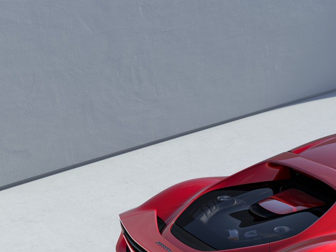 Motor del Ferrari 296 GTB