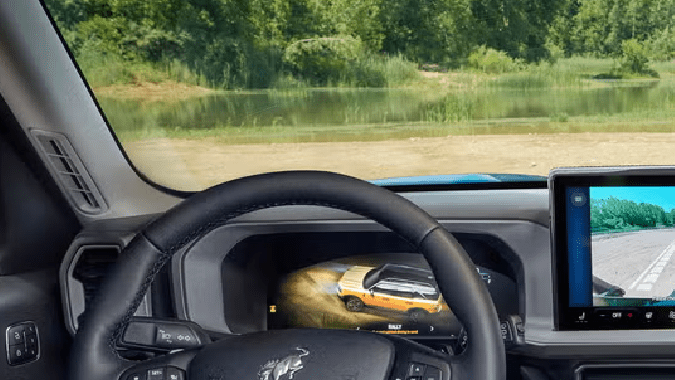 Ford Bronco Sport 2025 agrega una pantalla táctil más grande que la versión anterior.