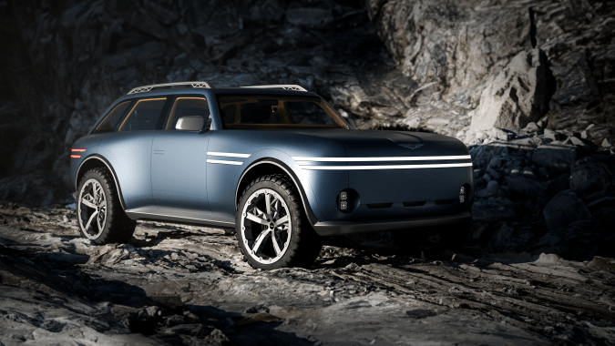 El diseño del Genesis X Equator Concept es bastante llamativa.