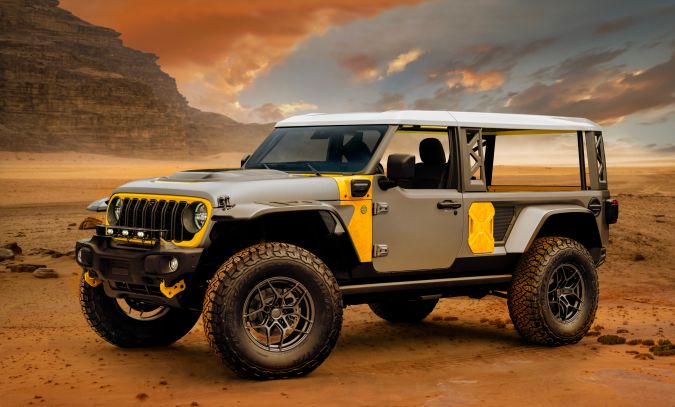 Jeep Bug Out 4xe Concept tiene elementos para un safari.