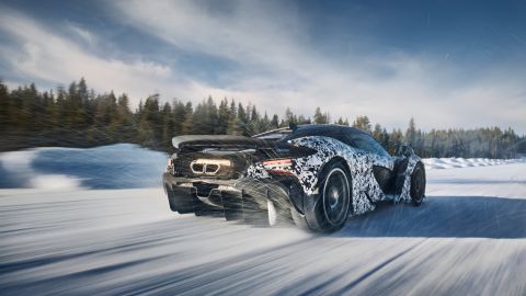 McLaren W1 en el Ártico
