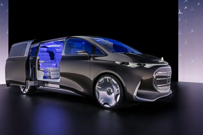 Mercedes-Benz Vision V Concept abre el futuro de las van eléctricas.