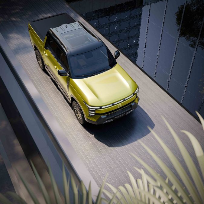 Nissan Frontier Pro 2026 tiene un techo panorámico que da más iluminación interior.