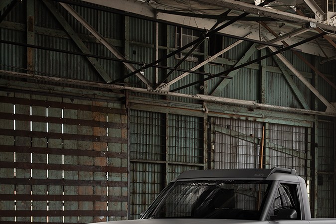 El Slate Truck podrá llegar a casa como un SUV o pick-up.