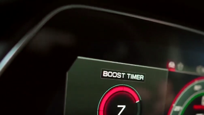 El Audi RS e-tron GT Performance sube 94 caballos de fuerza con el botón boost.