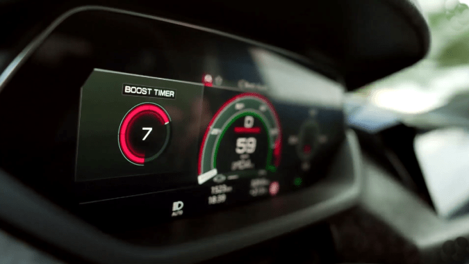El Audi RS e-tron GT Performance sube 94 caballos de fuerza con el botón boost.