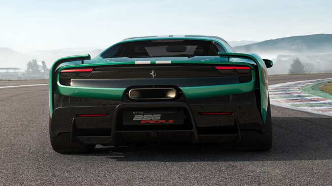 Ferrari 296 Speciale fue modificado en algunos detalles de su modelo base.