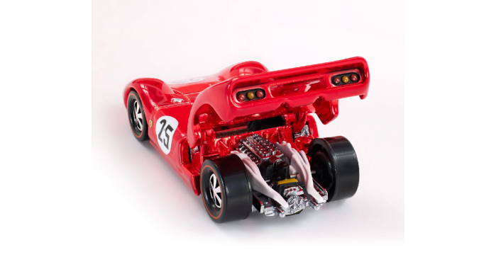 Modelo a escala del Hot Wheels Ferrari 312P.