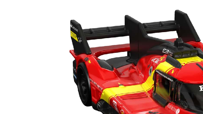 Modelo de Ferrari 499P Modificado de Hot Wheels.