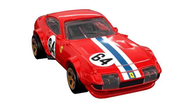Modelo de Ferrari 365 GTB4 Competición Hot Wheels.