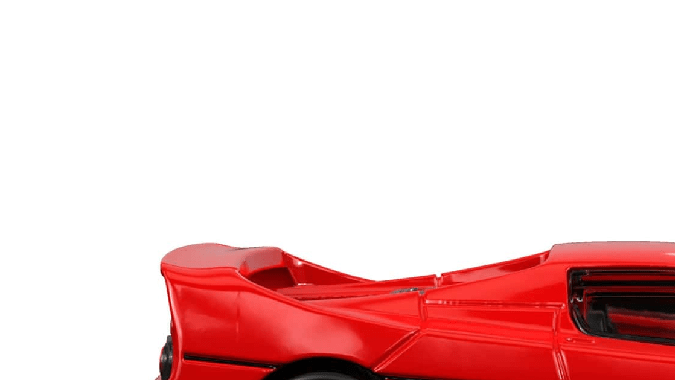 Modelo de Ferrari F40 de Hot Wheels.