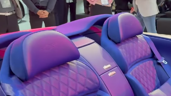 Genesis X Gran Convertible Concept tiene capacidad para cuatro personas.