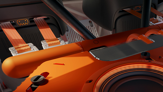 El Hyundai Insteroid tiene un poderoso sistema de audio.