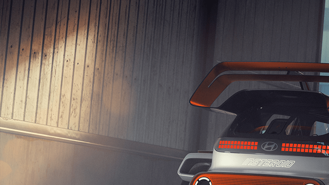 El Hyundai Insteroid es un concepto pensado en competencias de Drift.