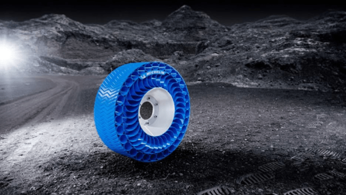 Ruedas lunares Michelin Moon-Spec están preparadas para superficies duras.