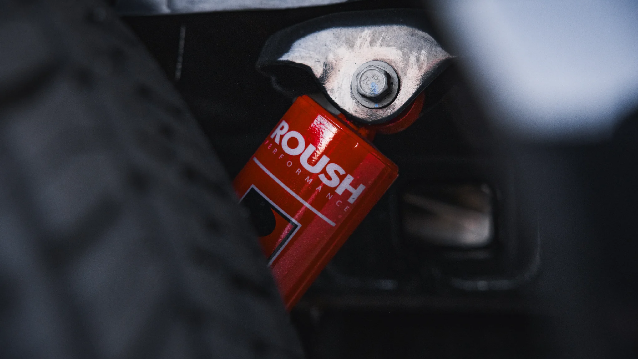Roush Nitemare 2025 tiene modificada todo el sistema de suspensión.