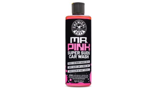 Chemical Guys Mr. Pink Super Suds Car Wash es una gran solución económica.