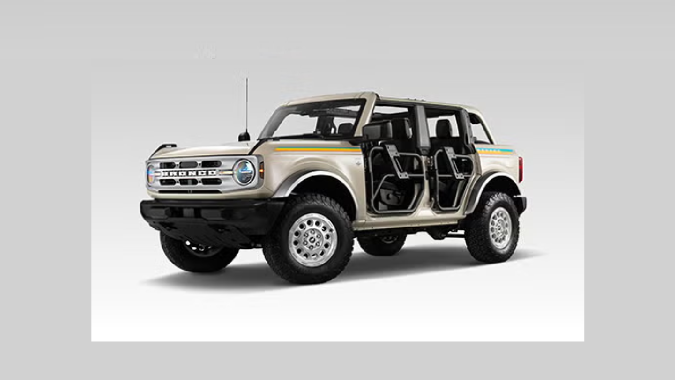 El paquete Ford Bronco Coastal pack costará unos $5,400 dólares.