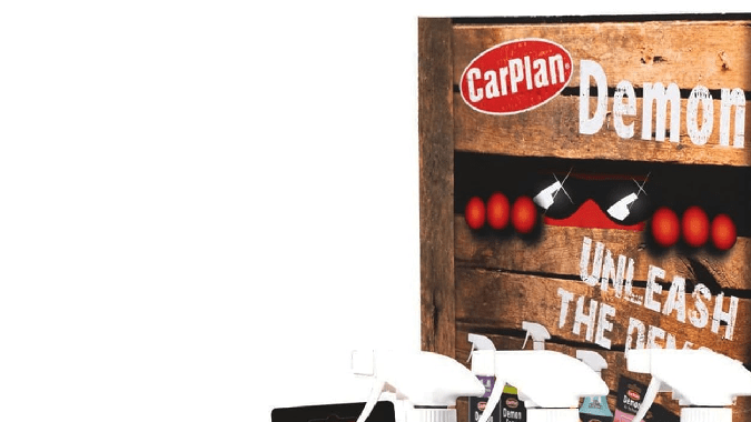 Kit de limpieza para autos de CarPlan ofrece la línea Demon.