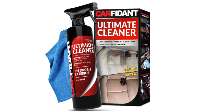 Carfidant Ultimate Cleaner viene en un kit por menos de $20 dólares.