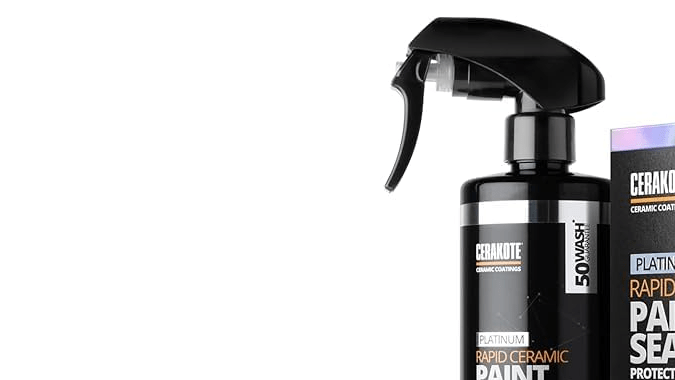 Coating cerámico para autos Rapid Ceramic Cerakote es económico con buen acabado.
