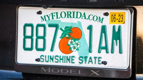 devolver placas de auto en florida