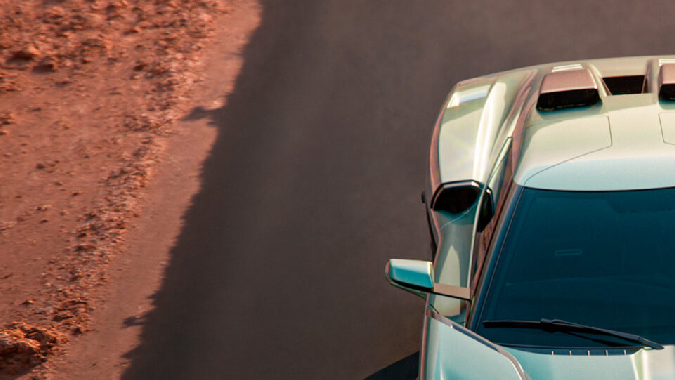 Giamaro Albor tiene diferentes elementos aerodinámicos para más velocidad.