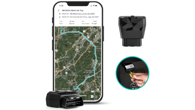 El rastreador GPS Kayo es usado por flotas industriales.