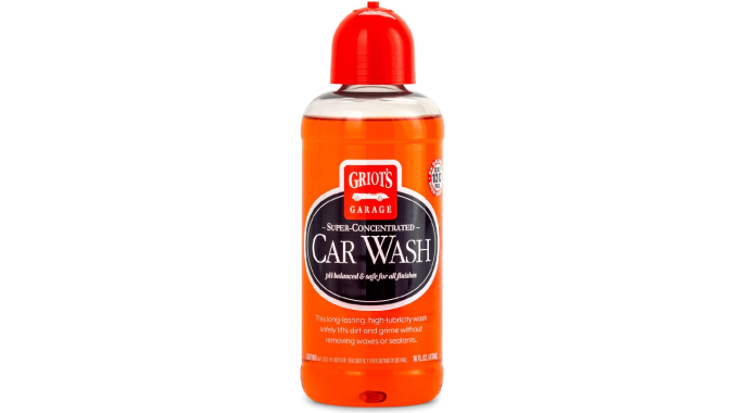 Griot’s Garage Brilliant Finish Car Wash gran solución para un jabón espeso para el auto.
