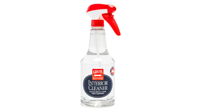 Griots Garage Interior Cleaner funciona para todo tipo de superficies.