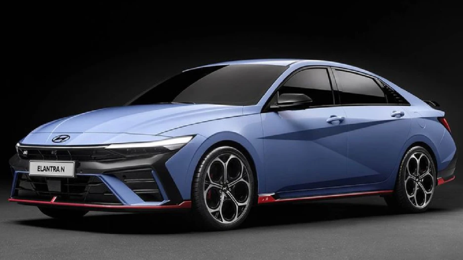 Hyundai Elantra N es a versión de alto rendimiento.