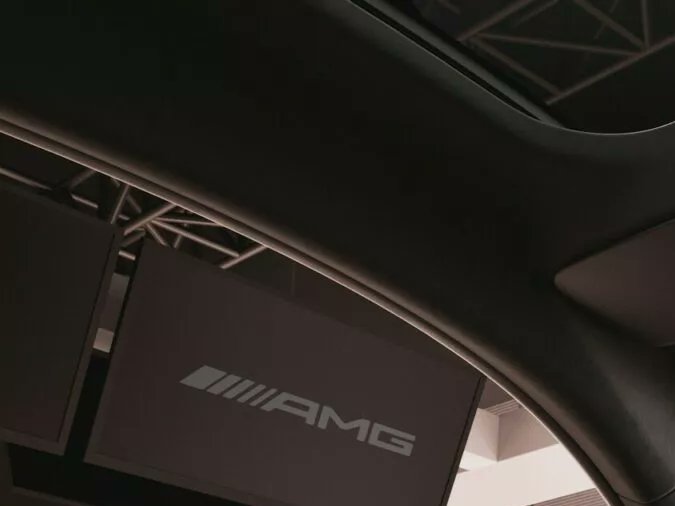 Motor del Mercedes GT63 APXGP