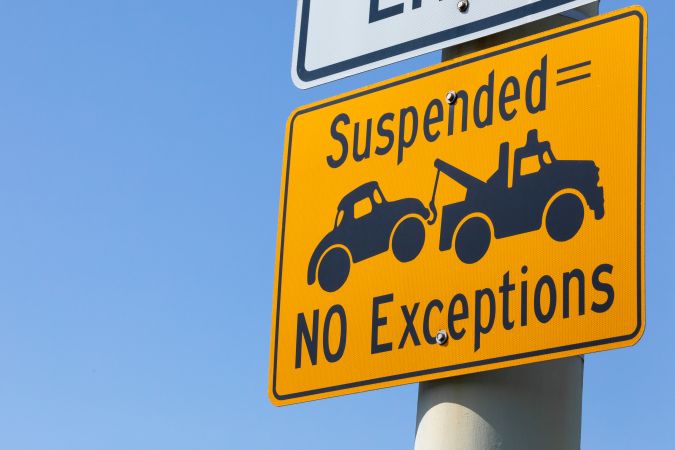 licencia suspendida