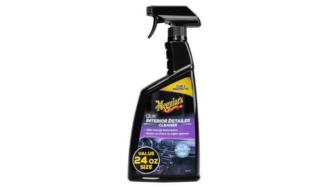 Meguiars Quick Interior Detail cleaner funciona para una limpieza rápida.
