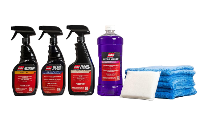 Kit de limpieza para autos de Malco ofrece calidad premium.