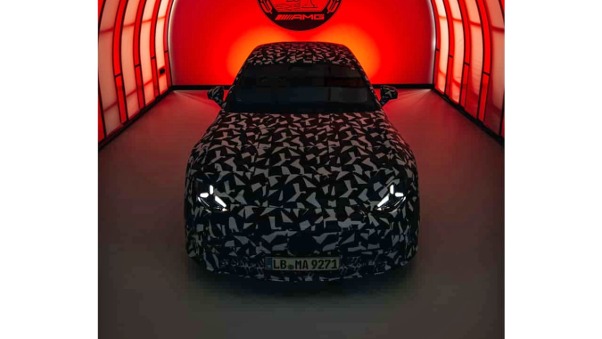 Mercedes-Benz concept GT coupe 4 door será totalmente eléctrico.
