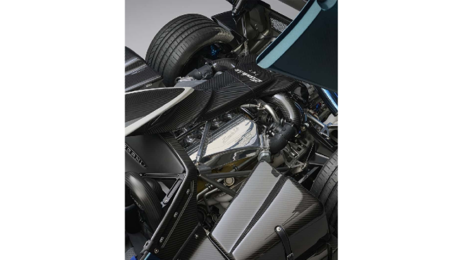 Pagani Zonda "Unico" tiene un motor V12 actualizado de alto rendimiento.
