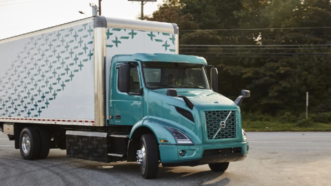 Volvo VNR Electric es uno de los camiones eléctricos más vendidos.