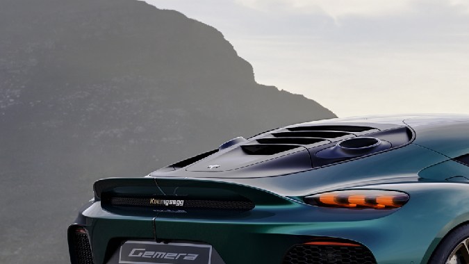 Koenigsegg Gemera destaca por sus 2300 caballos de fuerza.