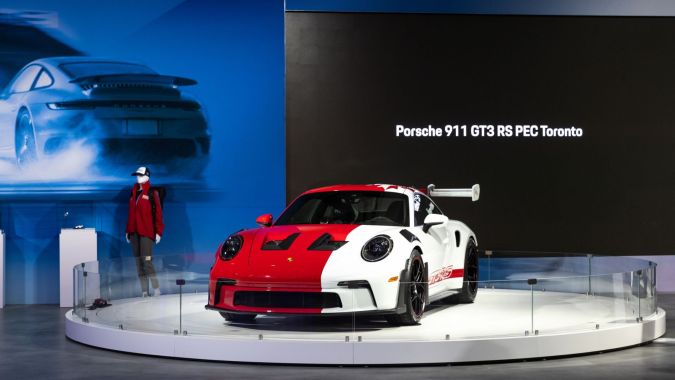 911 GT3 RS con hoja de arce: un homenaje a Canadá en subasta.
