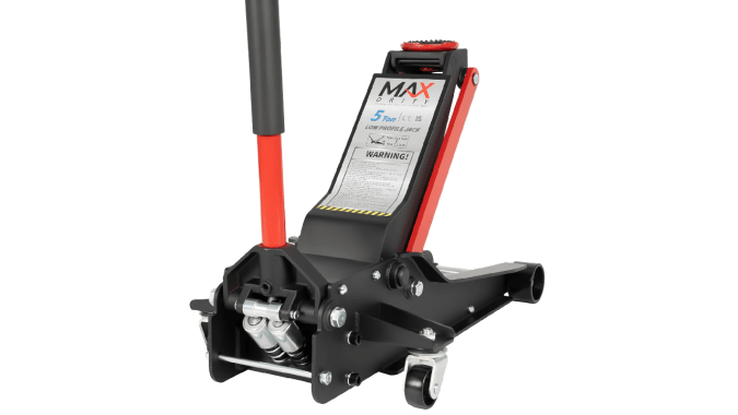 Gato hidráulico para autos Maxority viene en presentaciones desde 2 toneladas a 5 toneladas.