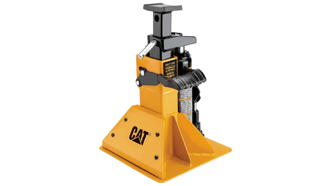 Gato hidráulico para autos Cat All in one tiene integrado un jack stand para mejorar la seguridad.