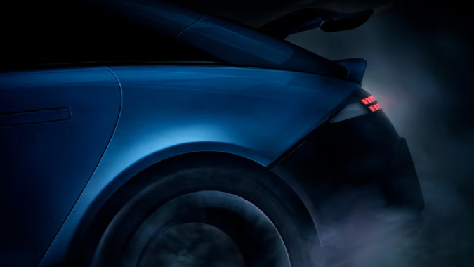 Hyundai Ioniq 6 N tiene un perfil aerodinámico único.